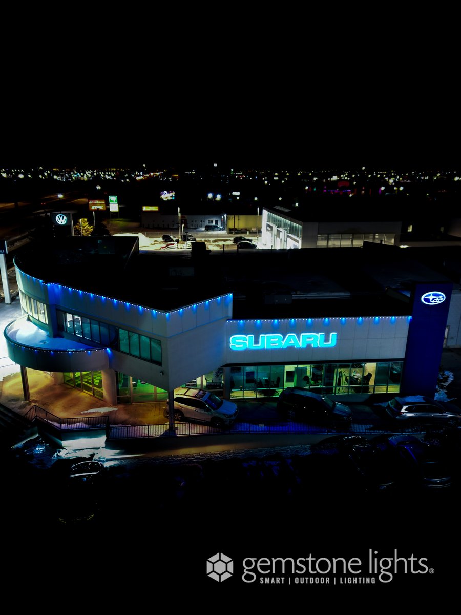 Car dealership permanent lighting